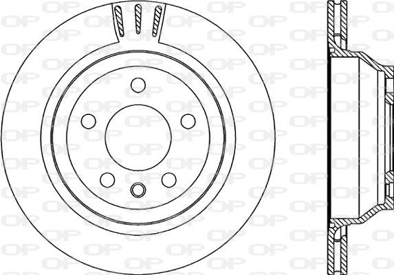 OPEN PARTS stabdžių diskas BDA2220.20